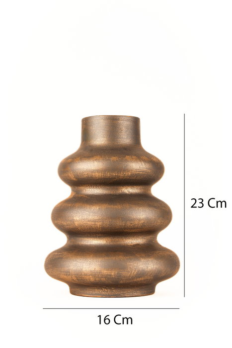 Aberto Design Maceta Decorativa BK007 Marrón Aberto Design Maceta Decorativa BK007 Marrón